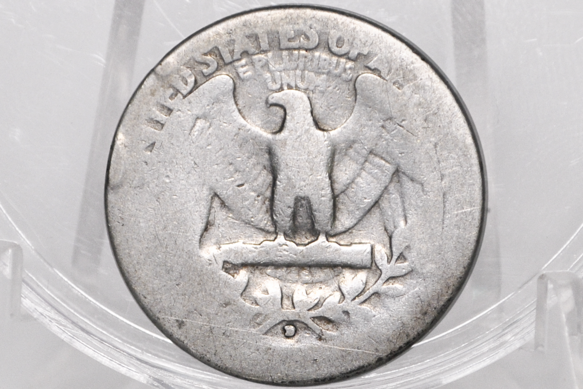 1932-D Washington Silver Quarter - AG - Denver Mint - Key Date Washington 1932D - 1932 D Washington Quarter
