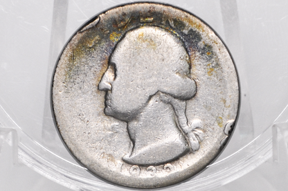 1932-D Washington Silver Quarter - AG - Denver Mint - Key Date Washington 1932D - 1932 D Washington Quarter