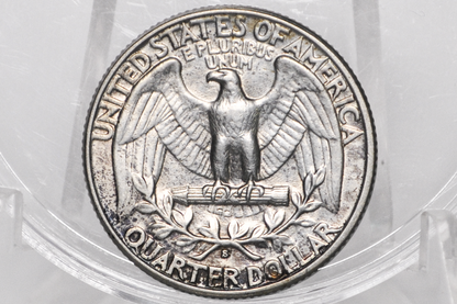 1932-S Washington Silver Quarter - AU Details, Cleaned - San Francisco Mint - Key Date Quarter 1932 S - 1932 S Quarter Collection