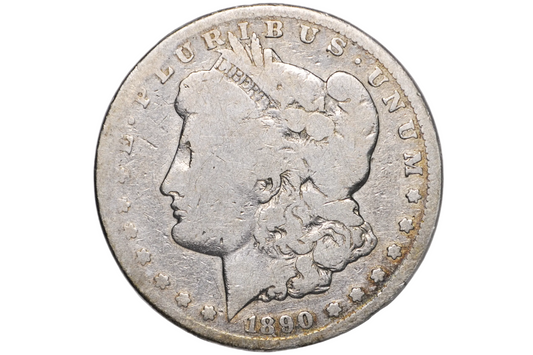 1890-CC Morgan Dollar - Good - Carson City Mint - 1890CC Morgan Silver Dollar 1890 CC Mint Dollar 1890 Silver Dollar (Copy)