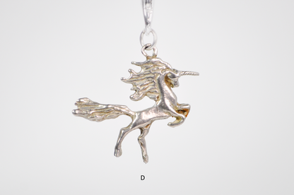 Sterling Silver Fantasy Charms - Choose by Charm! - Stamped and Tested Sterling - Dragons, Mermaids, Witches