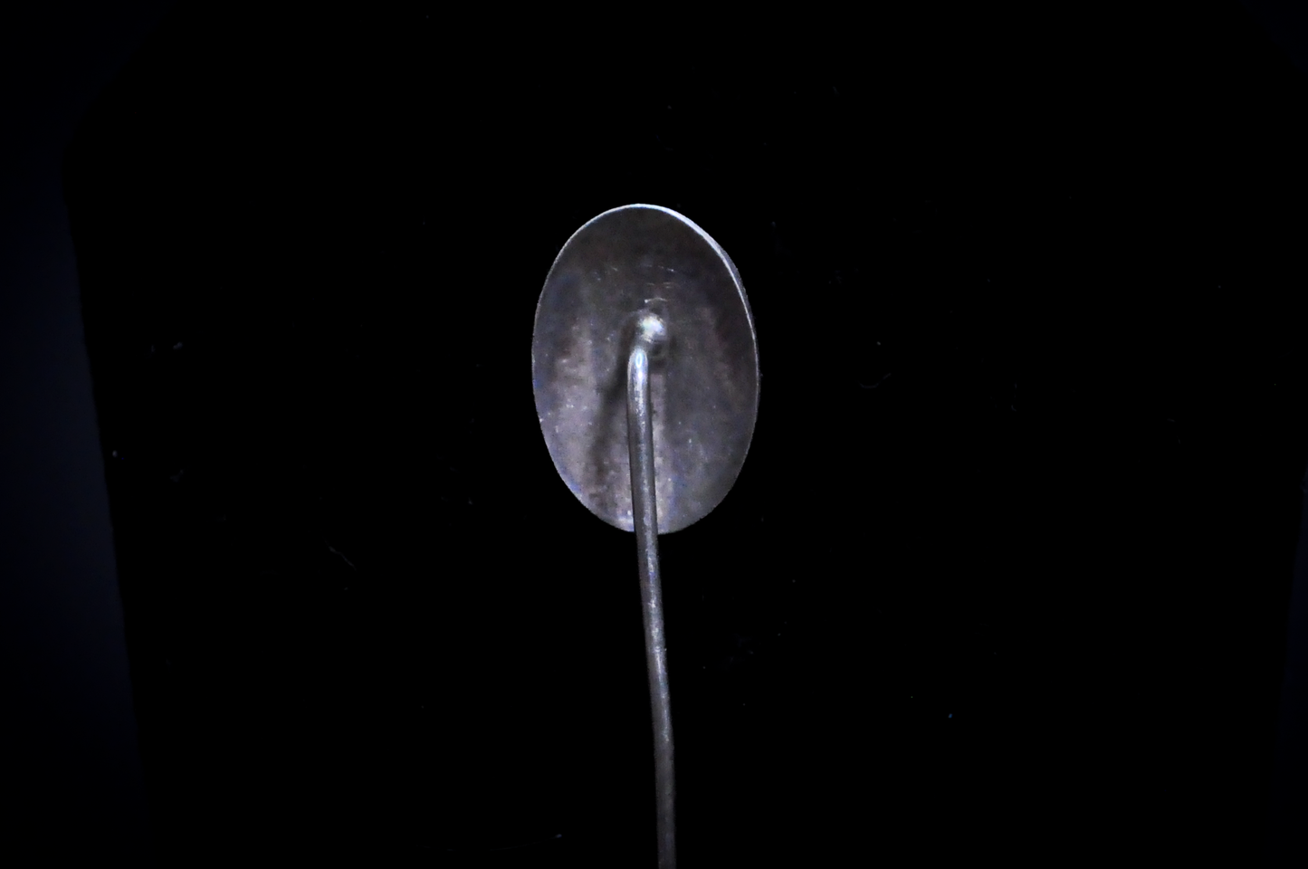 Vintage Sterling Silver  "JSP?" Initials Etched Stick Pin - 2.7 Inches - Stamped and Tested Sterling Silver - Cursive Initial Pin