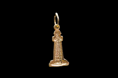 14 Karat Lighthouse Charm - .62 Grams - Stamped and Tested 14 Kt - Nautical Life Charm