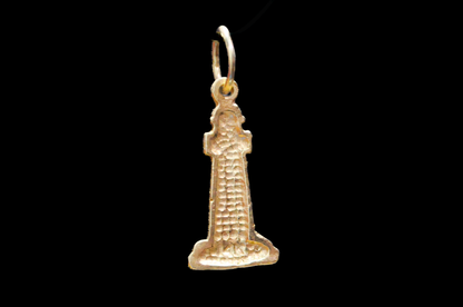 14 Karat Lighthouse Charm - .62 Grams - Stamped and Tested 14 Kt - Nautical Life Charm