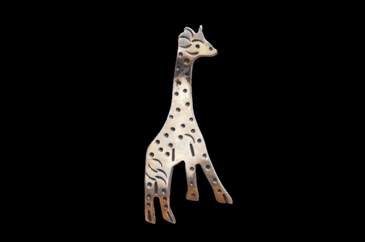 Taxco Sterling Silver Giraffe Earrings - Stamped and Tested Sterling Silver - Unique Giraffe Design - No Earring Backs