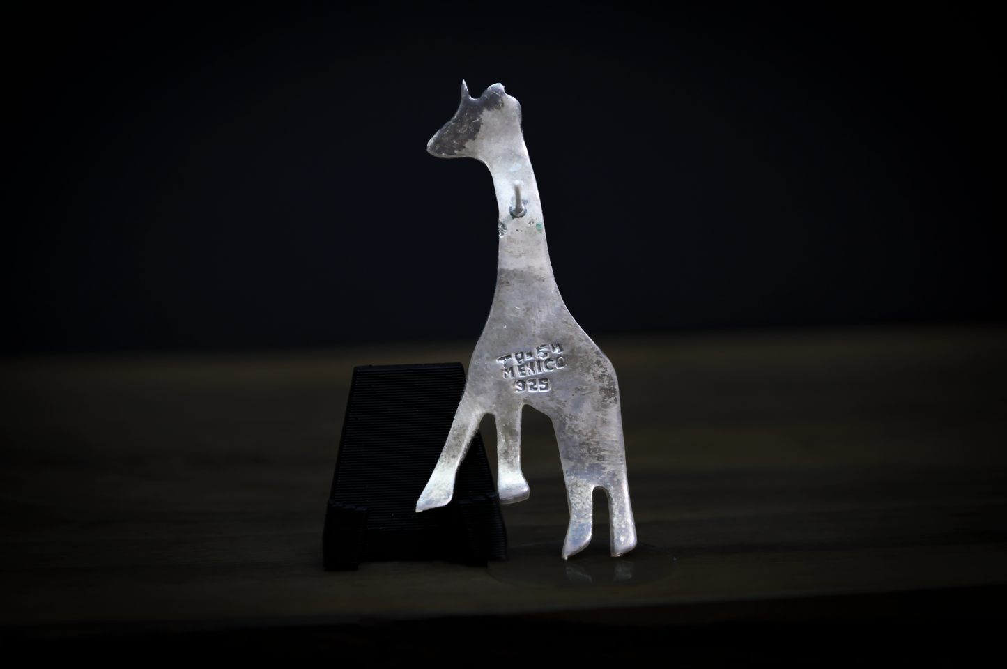 Taxco Sterling Silver Giraffe Earrings - Stamped and Tested Sterling Silver - Unique Giraffe Design - No Earring Backs