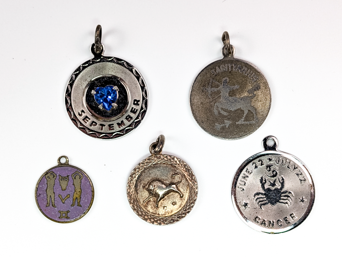 Lot of Sterling Silver Astrology/Zodiac Charms - Choose by Charm! - Stamped and Tested Sterling - Birth Month Astrology and Zodiac Charms
