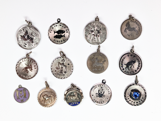 Lot of Sterling Silver Astrology/Zodiac Charms - Choose by Charm! - Stamped and Tested Sterling - Birth Month Astrology and Zodiac Charms