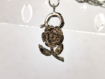 Sterling Silver Floral and Leaf Charms - Choose by Charm! - Stamped and Tested Sterling - Maple Leaves, Tulips, Roses
