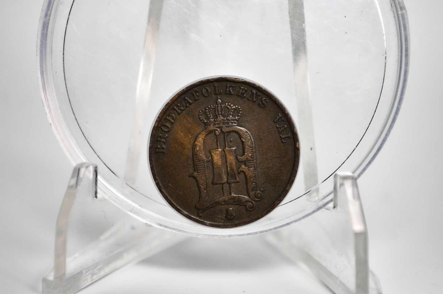 Rarer Year 1883 Swedish 2 Ore Coin - VF - 1883 Sweden Two Ore, Great for Birthdays, Jewelry, Collections, Sweden 2 Ore