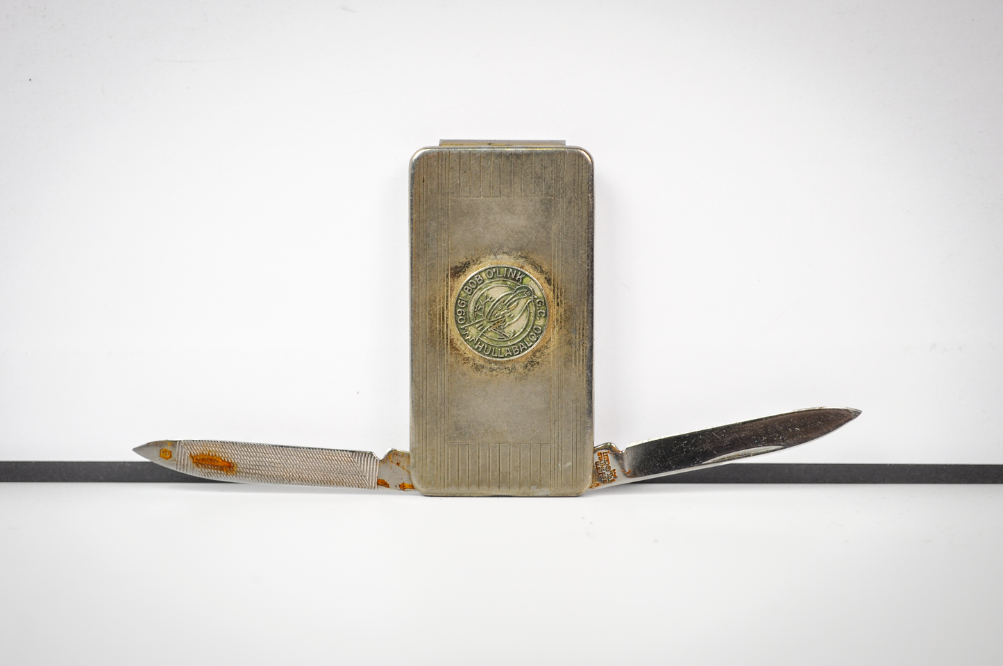 1960 Bob O'Link Hullabaloo Money Clip Pocket Knife - Tools - Multi-Use Antiques