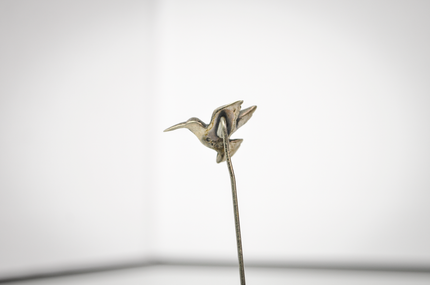 Rare Retired James Avery Hummingbird Stick Pin - Stamped and Tested Sterling Silver - James Avery Jewelry - Animal Stick Pin