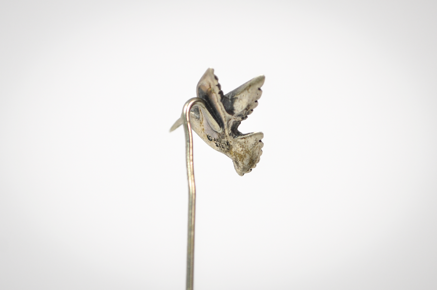 Rare Retired James Avery Hummingbird Stick Pin - Stamped and Tested Sterling Silver - James Avery Jewelry - Animal Stick Pin