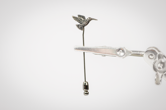 Rare Retired James Avery Hummingbird Stick Pin - Stamped and Tested Sterling Silver - James Avery Jewelry - Animal Stick Pin