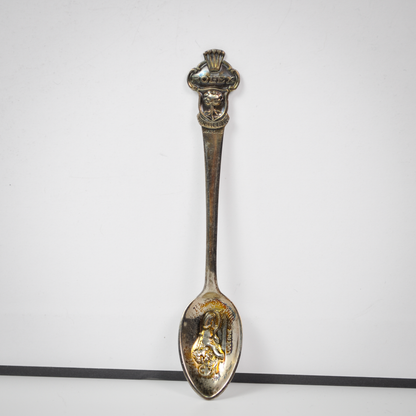 Vintage Set of 2 Lucerne Rolex Tea Spoons - Tested Silverplate - Rolex Bucherer - Slightly Different Designs