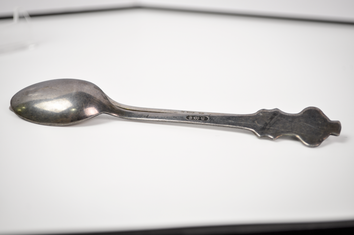 Vintage Set of 2 Lucerne Rolex Tea Spoons - Tested Silverplate - Rolex Bucherer - Slightly Different Designs