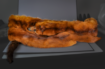 4 Mink Scarf/Shawl - Real Mink Fur - Taxidermized Mink Winter Wear