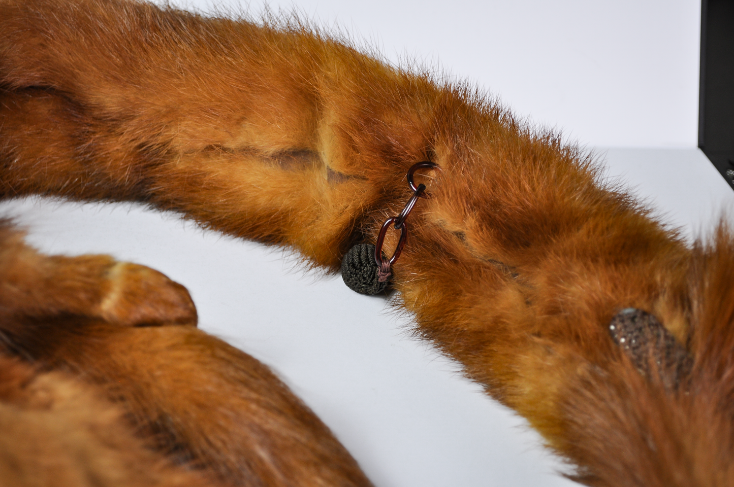 4 Mink Scarf/Shawl - Real Mink Fur - Taxidermized Mink Winter Wear