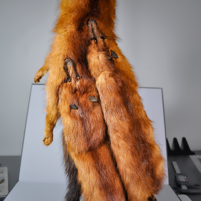 4 Mink Scarf/Shawl - Real Mink Fur - Taxidermized Mink Winter Wear
