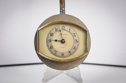 Set of 2 Waltham 8-Day Automobile Clocks - Antique Car Clocks - One Working One Not - For Repair/Parts