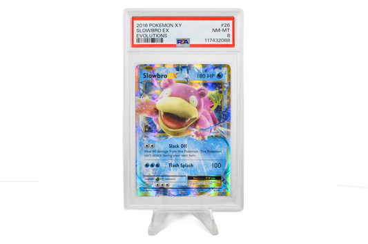 Slowbro EX #26 - 2016 Pokémon XY Evolutions - PSA 8, NM-MT - PSA Graded Pokémon Cards
