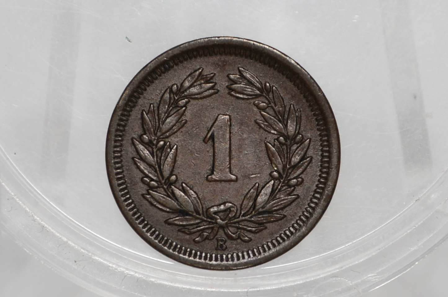 1903 Switzerland 1 Rappen - AU+ - 1903 Helvetica 1 Rappen Swiss One Rappen 1903 - 1,000,000 Minted