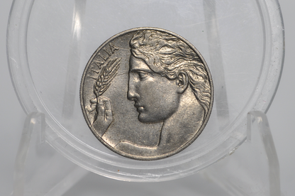 1909 Italian 20 Centesimi Coin - UNC - Vittorio Emanuele III - Beautiful Design & Artwork - Italy 20 Centesimi