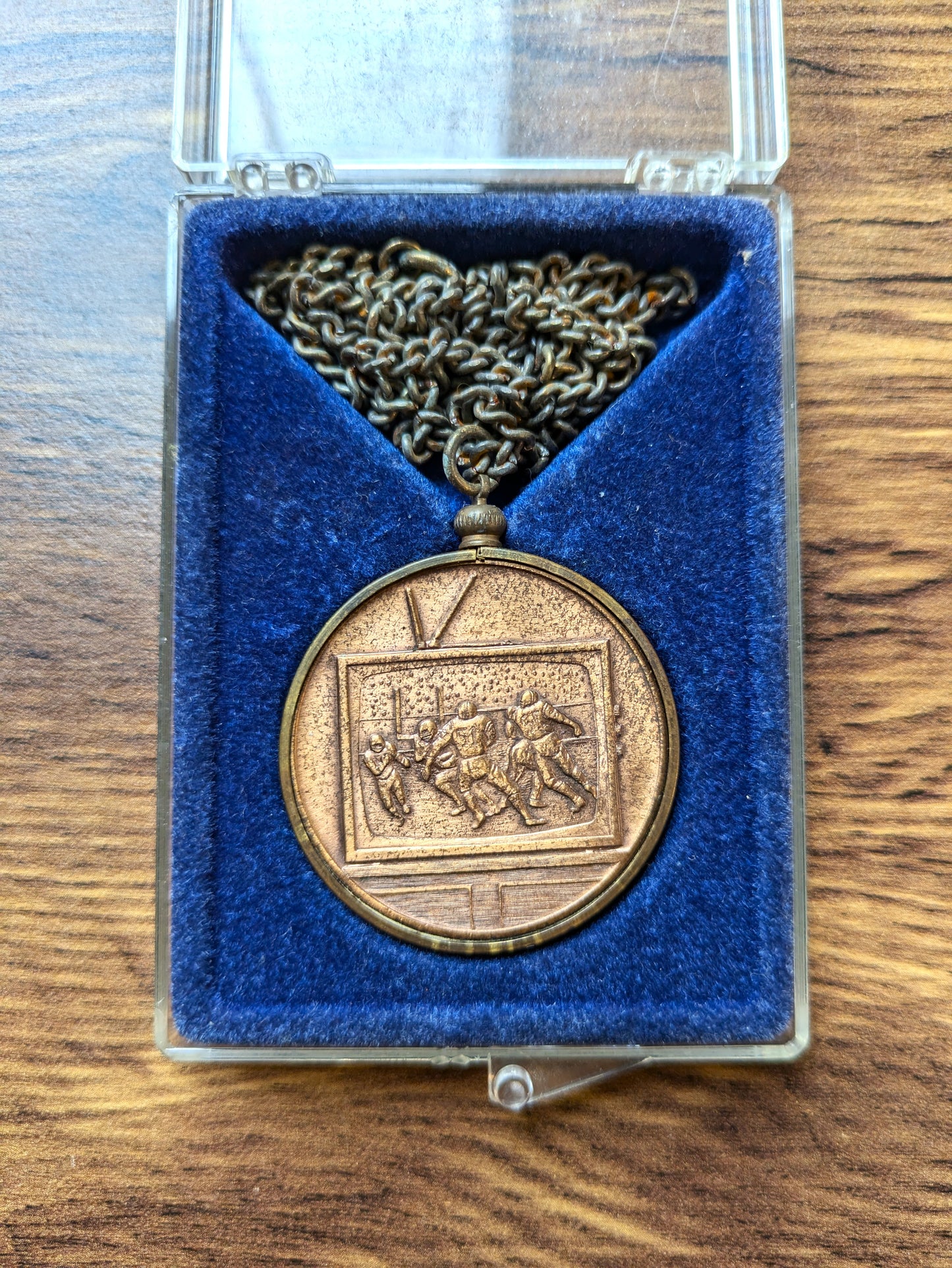 Hilarious "To My Loving Wife" Football Medallion - Football Wife Gag Gift - Patience & Understanding During Football Season