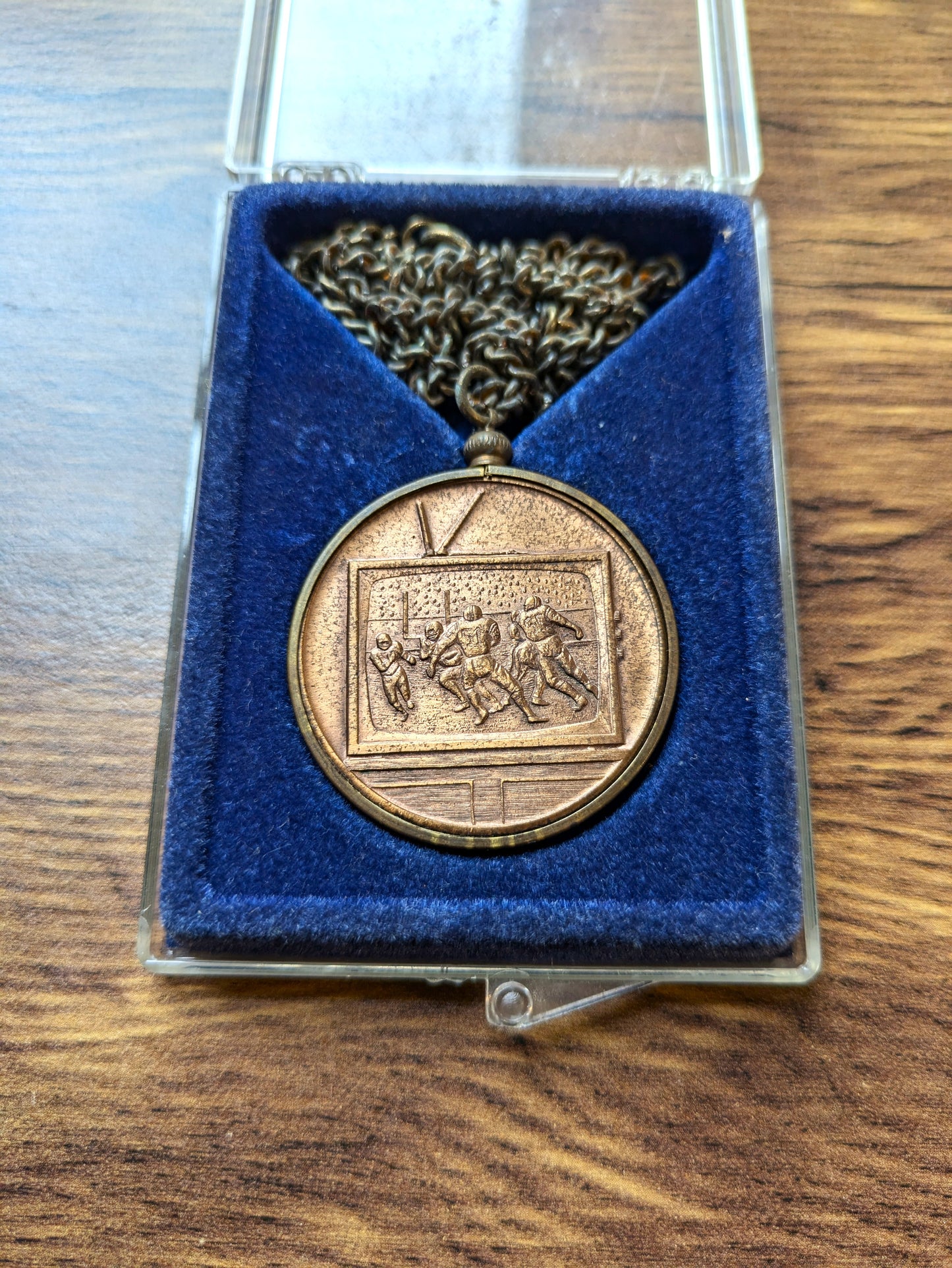 Hilarious "To My Loving Wife" Football Medallion - Football Wife Gag Gift - Patience & Understanding During Football Season