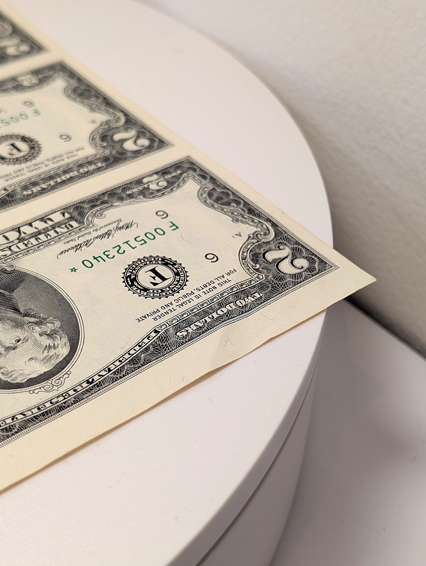 Rare *UNCUT SHEET* of 16 $2 STAR NOTES  From 1995 FR# 1936-F* Atlanta Federal Reserve