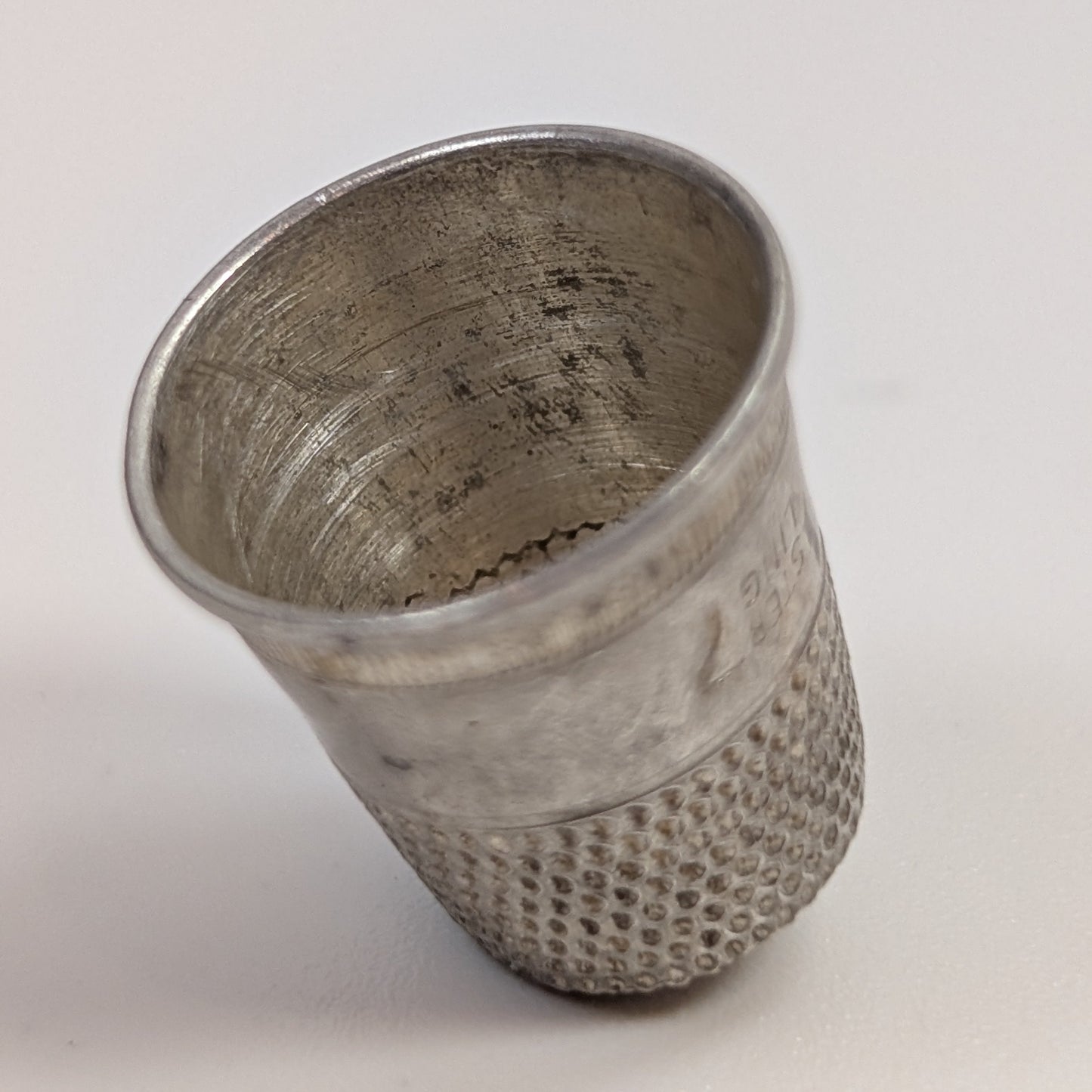 Vintage Sterling Thimble Sewing Tool - .75 inches Tall - 1.7 grams 925 Silver