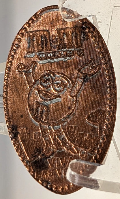Lot of 3 M&M Elongated Pennies Las Vegas/Orlando - M&M World Las Vegas and M&M Racing Team Orlando Lot of Three Elongated Pennies