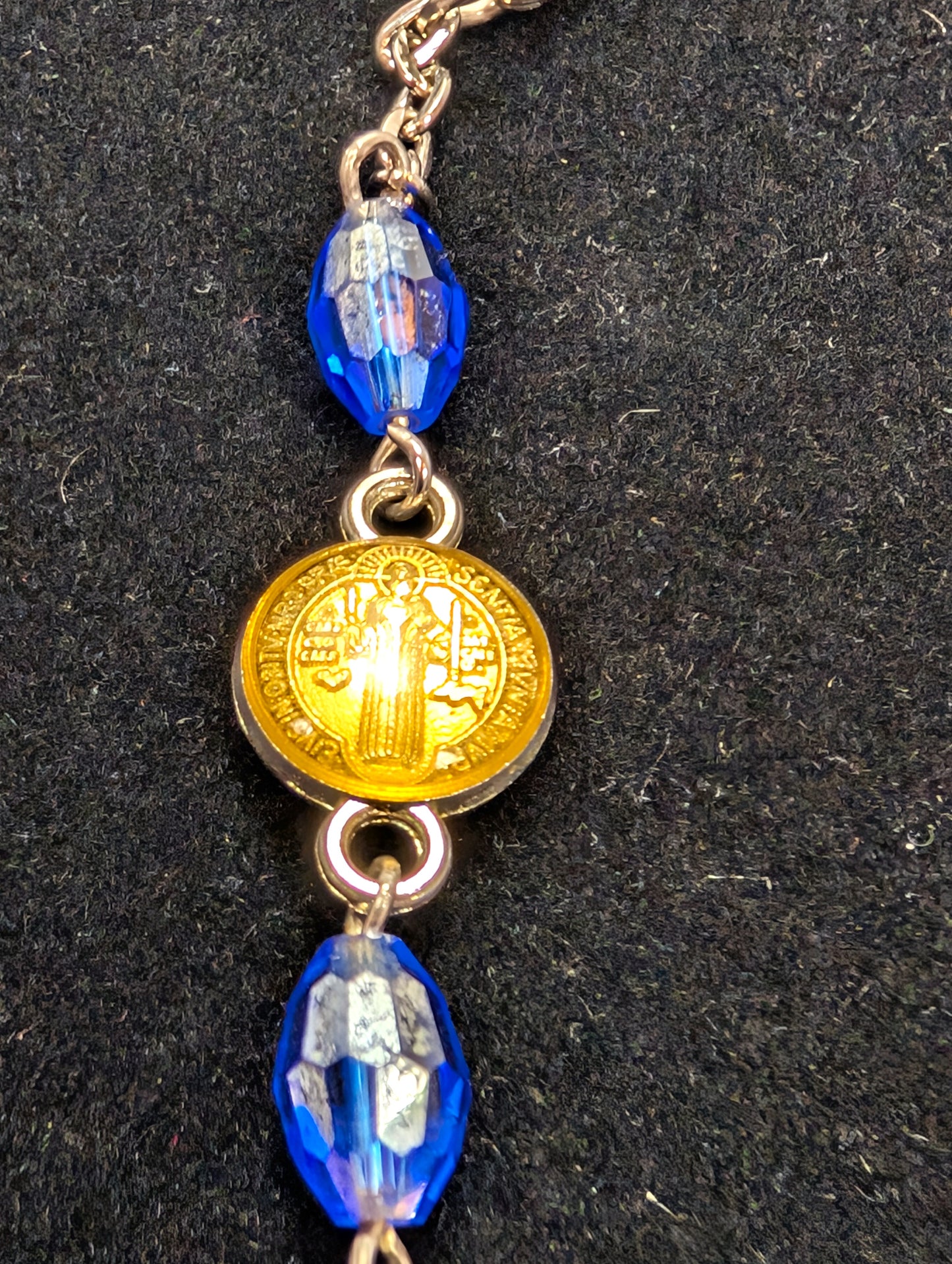 Stunning St Benedict Exorcism Bracelet - 7.75 Inches - Latin Religious Bracelet - Catholic Medals