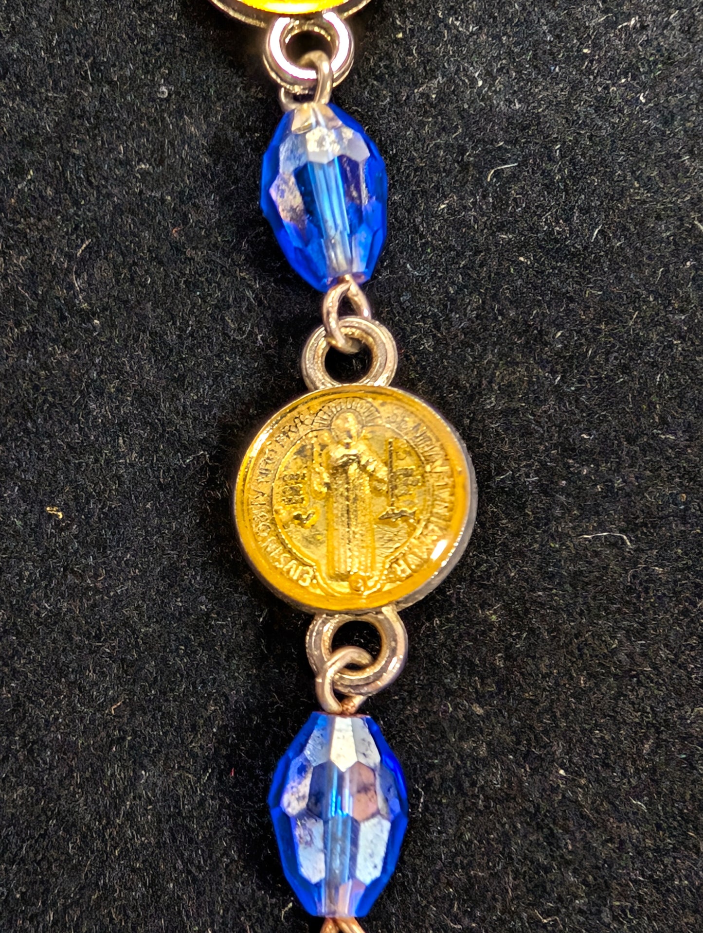 Stunning St Benedict Exorcism Bracelet - 7.75 Inches - Latin Religious Bracelet - Catholic Medals