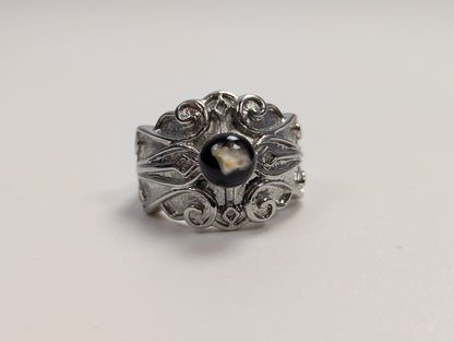 Stunning Michael Anthony Nativity Stone Ring - Size 6 - Stainless Steel Ring - Heirloom Jewelry