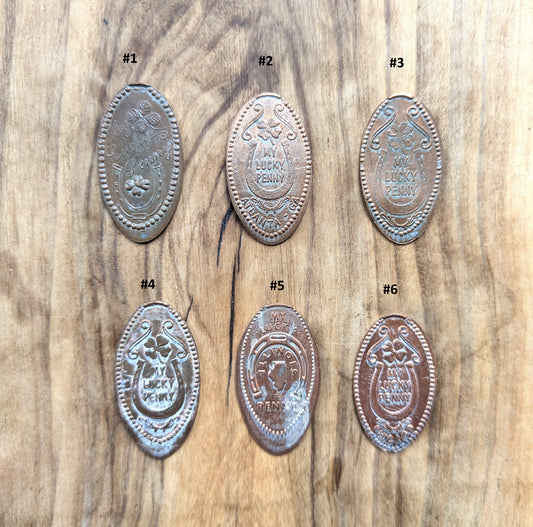 Elongated Lucky Pennies - Lucky Elongated Pennies Pick your Variate! - Lucky Elongated Pennies - Flattened Lucky Penny