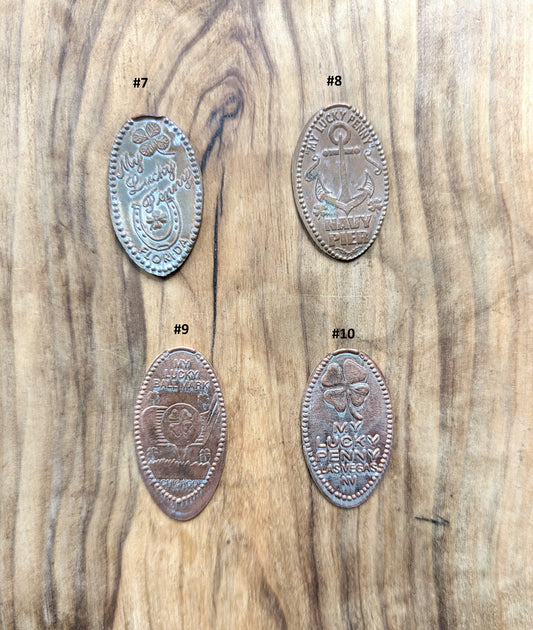 Elongated Lucky Pennies - Lucky Elongated Pennies Pick your Variate! - Lucky Elongated Pennies - Flattened Lucky Penny