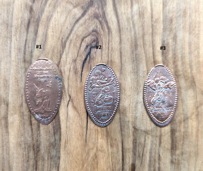 Elongated Disney Characters/Disney Landmarks Pennies - Disney Elongated Pennies Pick your Variant! - Disney Elongated Pennies - Flattened Disney Epcot Penny