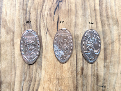 Elongated Disney Characters/Disney Landmarks Pennies - Disney Elongated Pennies Pick your Variant! - Disney Elongated Pennies - Flattened Disney Epcot Penny
