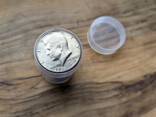 BU Roll of 1976-D Kennedy Half Dollars - 1976-D Half Dollar BU Roll of 20 - D Mint 1976 Half Dollars