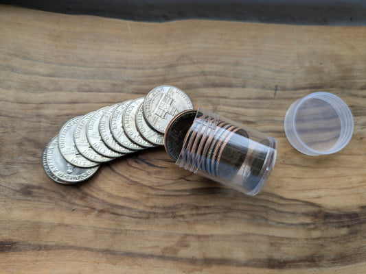 BU Roll of 1976-D Kennedy Half Dollars - 1976-D Half Dollar BU Roll of 20 - D Mint 1976 Half Dollars