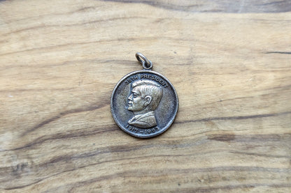 Sterling Silver JFK Inaugural Address Pendant - 1961 Inauguration Address - Stamped and Tested Sterling Silver