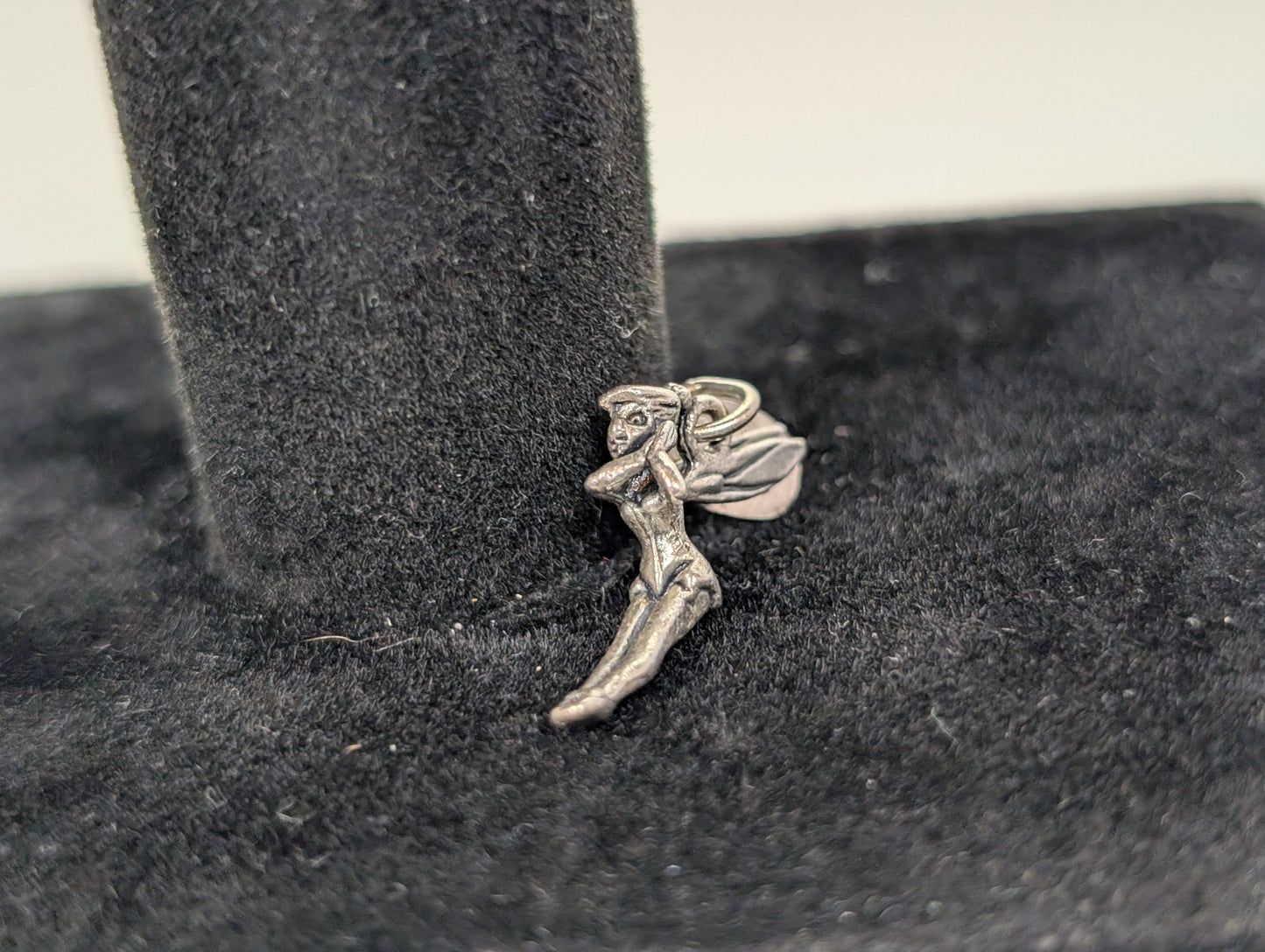 Sterling Silver Tinkerbell Pendant - Stamped and Tested Sterling Silver - Collectible Walt Disney Productions Jewelry