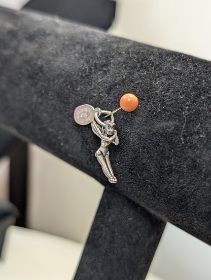 Sterling Silver Tinkerbell Pendant - Stamped and Tested Sterling Silver - Collectible Walt Disney Productions Jewelry