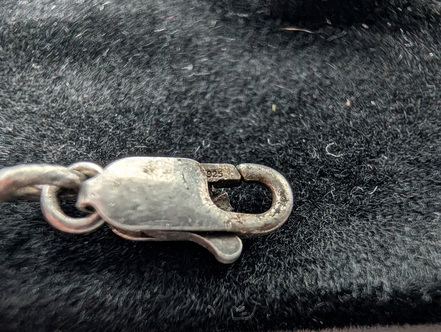 Sterling Silver Floral Heart Bracelet - 7.5 Inches - Stamped and Tested Sterling Silver - Very Old Bracelet