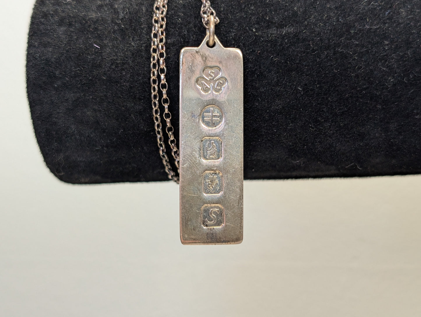 Sterling Silver Anthony Sebastian Clancy Ogham Pendants - Tested Sterling Silver - Early 2000s Dublin Designer Silver Ogham Ingots