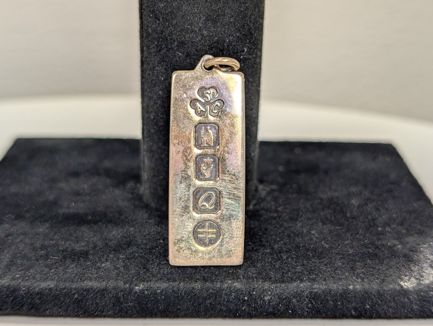Sterling Silver Anthony Sebastian Clancy Ogham Pendants - Tested Sterling Silver - Early 2000s Dublin Designer Silver Ogham Ingots
