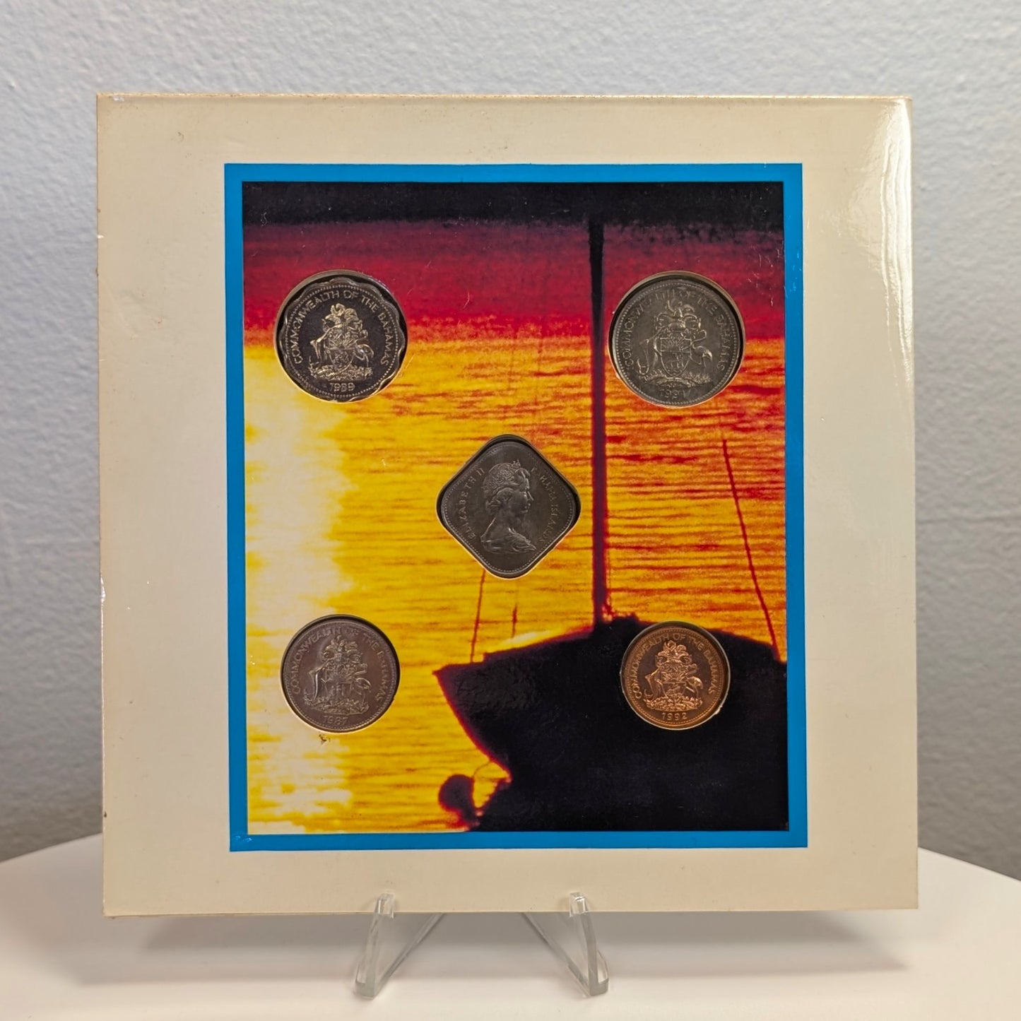Unique Collectors Coin Set of The Bahamas From the 1990's and 1980's