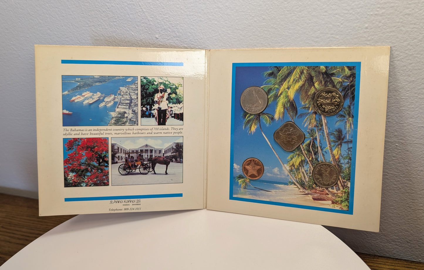 Unique Collectors Coin Set of The Bahamas From the 1990's and 1980's