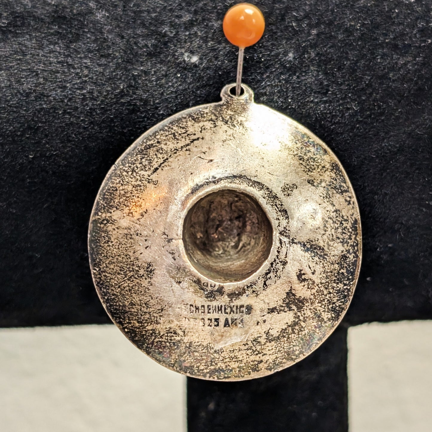 Intricate Vintage Hecho En Mexico Sterling Silver Hallmarked 925 FHC Sombrero Hat Pendant Charm About 5.3 Grams